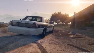 LSPDFR 0.2b | 2011 CROWN VIC (CVPI) SLICK TOP | BLAINE COUNTY SHERIFF | PATROL 1