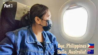 Flying Alone Internationally for the first time Part 1 l Philippines to Australia