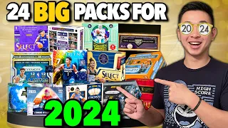 Opening 24 BIG PACKS to KICKOFF 2024 (Starting the New Year with GOLD GALORE)! 🥳🔥