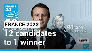 From twelve candidates to one winner: A look back at the 2022 French presidential election