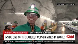 Inside one of the largest copper mines in the world