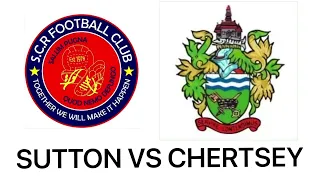 Sutton Common Rovers vs Chertsey town