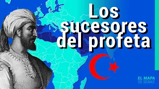 ☪️🕌HISTORIA del CALIFATO OMEYA en 12 minutos y 9 mapas (resumen) ☪️🕌 - El Mapa de Sebas