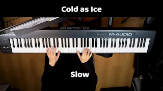 Foreigner "Cold as Ice" Mini Piano Lesson