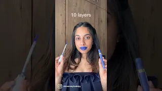 100 layers of lipstick challenge