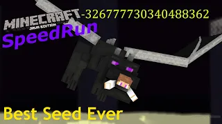 Best Minecraft Java Edition SpeedRun Seed 1.17