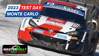 Test day Elfyn Evans Monte Carlo 2023 Toyota Yaris Gr Rally1