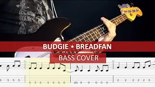 Budgie - Breadfan / bass cover / playalong with TAB