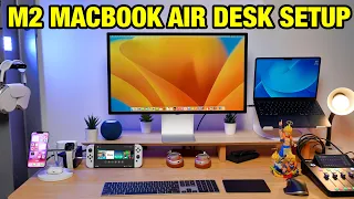 M2 MacBook Air Desk Setup!