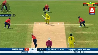 Aaron Finch 156 Off 63 - Highest Ever IT20 Score _ Full Highlights Real Cricket 24
