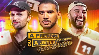 JE VOUS OFFRE DES CADEAUX POUR MON ANNIVERSAIRE ! - À PRENDRE ou À JETER avec Squeezie et Billy