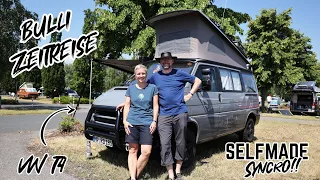 Bulli Zeitreise mit selbst gebautem VW T4 Syncro California! Manuelles 4 Motion! 🤯