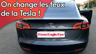 Tesla Model 3 : Feux arrières Eagle Eye Hansshow