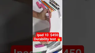 Ipad 10 is stainless steel? | ipad 10 durability test 🔥😱 #shorts