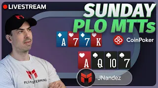 High Stakes PLO Tournaments on Coinpoker