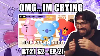 BT21 ORIGINAL STORY S02 EP.02 - TIME FOR AN AUDITION | Reaction