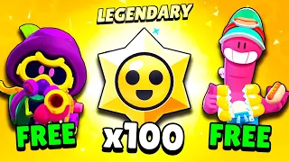 Get ANY Brawler for FREE! 100 Starr Drop Opening!