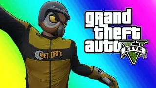 GTA 5 Online Funny Moments - No Gravity Flying Glitch!