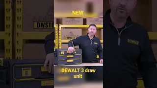 New Dewalt 3 draw unit is here! #dewalttools #toolstorage #shorts