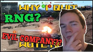 RNG or EVIL COMPANY??? Reacting to Space Bandit Quitting World of Tanks... again....