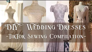 DIY Wedding Dresses Tiktok Sewing Compilation