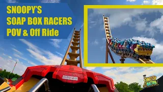 Snoopy’s Soap Box Racers POV & OFF RIDE - Kings Island