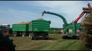 Hackschnitzel hacken/ John deere, Fendt