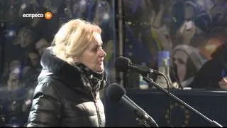 Ірина Фаріон на Майдані 19 лютого