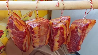 КОПЧЁНАЯ ГРУДИНКА sous-vide в домашних условиях. Простой и вкусный рецепт.