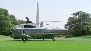 US PRESIDENT MARINE ONE SYSTEMATIC LANDING, UNIQUE VIEW