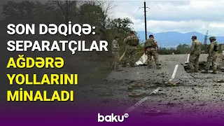 Ağdərəni tərk edən ermənilərdən daha bir təxribat:  minalanan yolların görüntüsü yayıldı