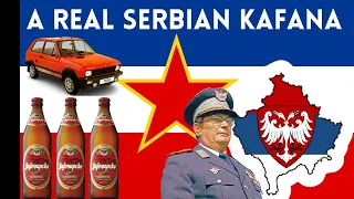Eating at Belgrade's COMMUNIST PRO SERBIAN Kafana | Pavle Korcagin