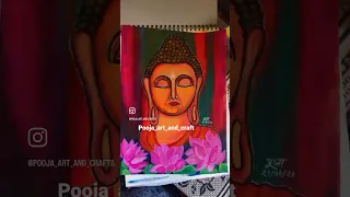 Buddha acrylic painting 2023 #buddhapainting #painting #acrylic #buddhaacrylicpainting
