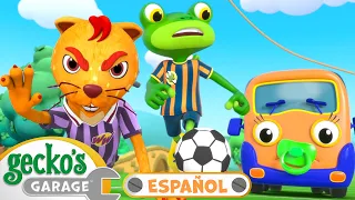 ⚽Juego Limpio de Fútbol⚽ | 🐸 Garaje de Gecko | Carros para niños | Vídeos educativos