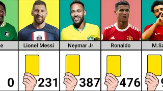 Number of Yellow Cards of Famous Football Players | Update 2023