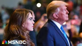 'Scary and mortifying' for Trump if Hope Hicks takes the witness stand