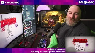 10.5 Hours of The Binding of Isaac: Repentance - McQueeb Stream VOD 11/25/2021