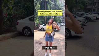 How Boys Expect Girls To React To Their Loud Bikes and Cars 😂 | Anisha Dixit Shorts | #Shorts