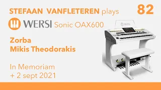 Zorba (Mikis Theodorakis) organ version - Stefaan Vanfleteren / Wersi Sonic OAX 600