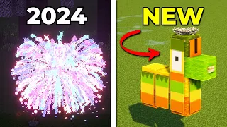 MINECRAFT 2024 New Year Best Build Hacks!