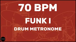 Funk | Drum Metronome Loop | 70 BPM