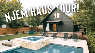 Insane Luxury Airbnb w/ HUGE POOL | Njem Haus Tour! (House Tour)