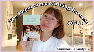 The Importance of Being Earnest by Oscar Wilde. Summary and Analysis of Act 1. Edexcel A level Lit.
