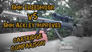 6mm Creedmoor vs 6mm Ackley Improved Cartridge Comparison