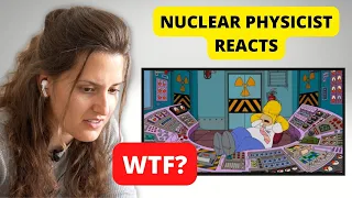 Nuclear Physicist Reacts to THE SIMPSONS Nuclear Inspectors Scenes