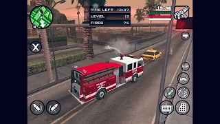 GTA San Andreas - Firefighter Mission (12 Levels)