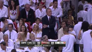 Heat fans leave early 2013 Finals Game 6 (Pay attention to the stands)