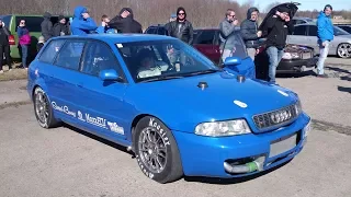 1500HP Audi S4 B5 2.7TT 2X GTX3582R GEN II @ Season Opening 2018