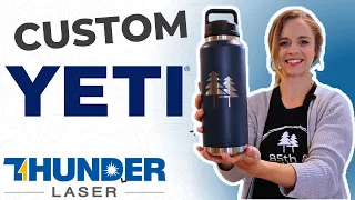 Thunder Laser Rotary - Custom Yeti Tumbler!