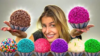 FIZ 10 SABORES DIFERENTES DE BRIGADEIRO!!!